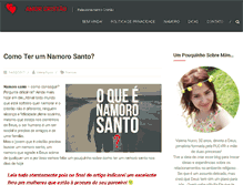 Tablet Screenshot of amorcristao.net